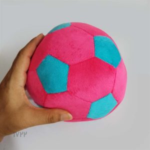 توپ چهل تکه ابری آپارتمانی ( صورتی پر رنگ ) 26 سانتی