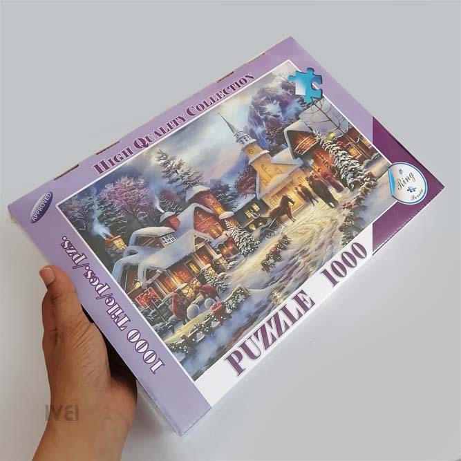 پازل 1000 تکه طرح شهر برفی - Image 2